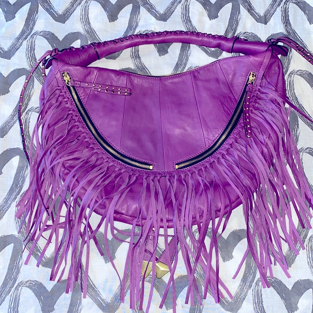 Dr Yany purple leather bag brand new